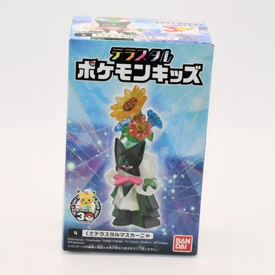 Boite Terastal Pokémon Kids Miascarade — Meowscarada N°908 Térastal Plante