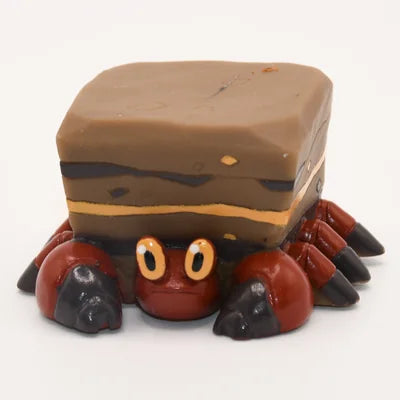 Figurine Pokemon Crabaraque Crustle Brockoloss N°558 finger puppet