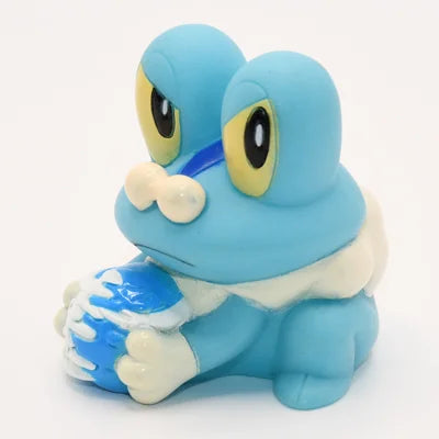 Figurine Pokemon Grenousse Froakie Froxy N°656 pose attaque finger puppet