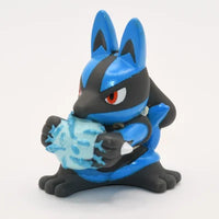 Figurine Pokemon Lucario N°448 pose attaque finger puppet