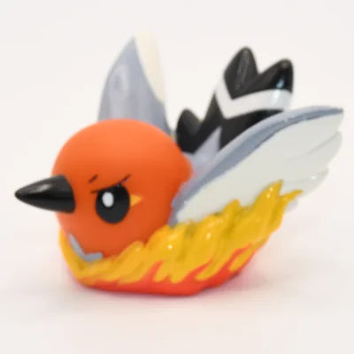 Figurine Pokemon Passerouge Fletchling Flettling N°661 pose b finger puppet