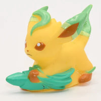 Figurine Pokemon Phyllali Leafeon Folipurba N°470 pose attaque finger puppet