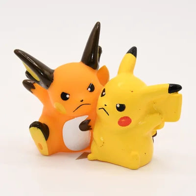 Figurine doigt Pokémon Pikachu Raichu N°025 - duo
