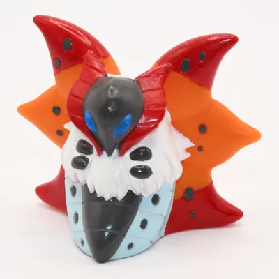 Figurine Pokemon Pyrax Pyroar Pyroleo N°668 finger puppet