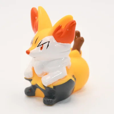 Figurine Pokemon Roussil Braixen Rutena N°654 finger puppet