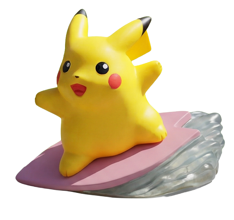 Pikachu surfeur — figurine Pokémon Kids Bandai